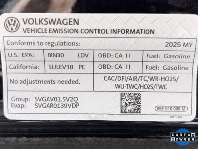 2025 Volkswagen Jetta SE