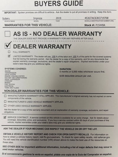 2019 Subaru Impreza Premium