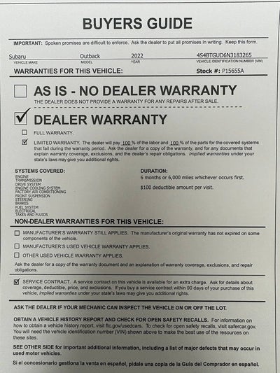 2022 Subaru Outback Wilderness