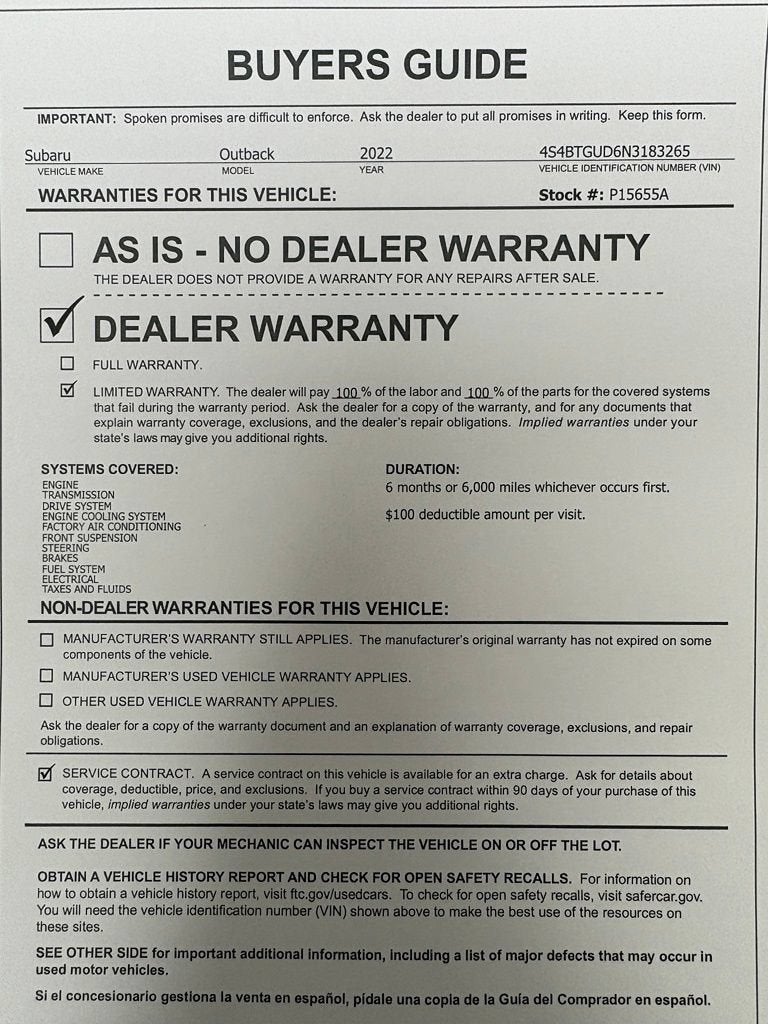 2022 Subaru Outback Wilderness