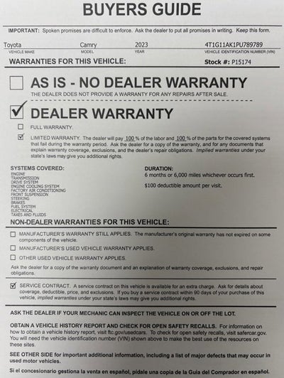 2023 Toyota Camry SE