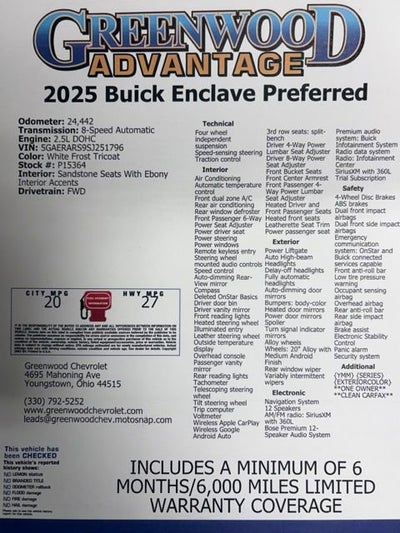 2025 Buick Enclave Preferred