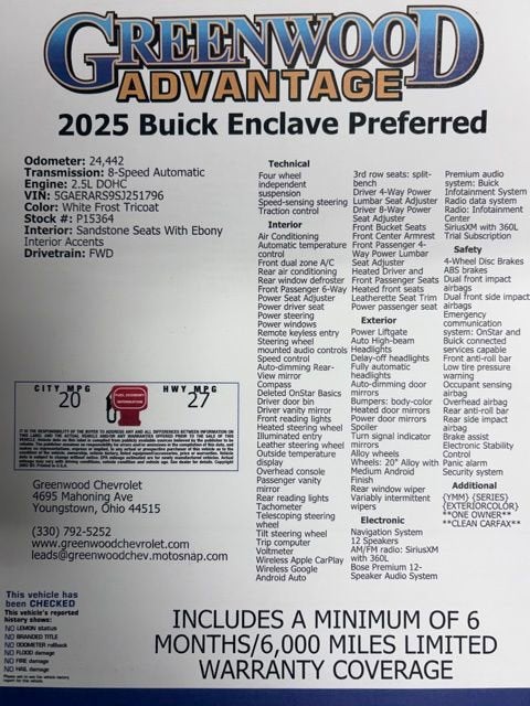 2025 Buick Enclave Preferred