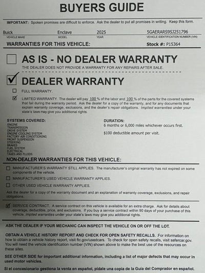 2025 Buick Enclave Preferred