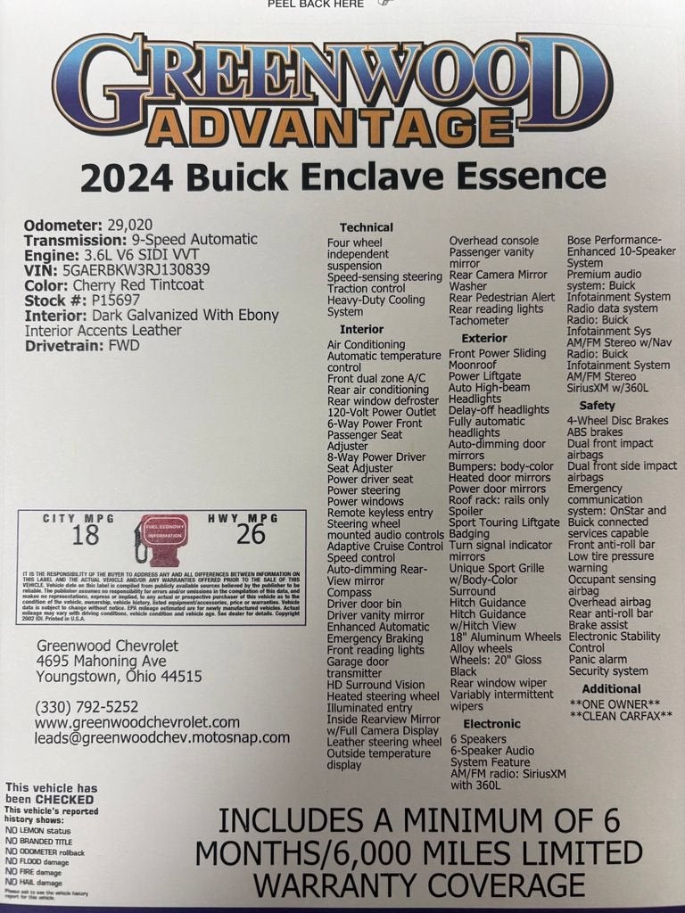 2024 Buick Enclave Essence