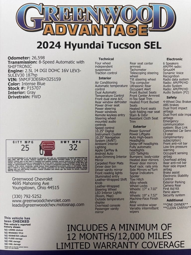 2024 Hyundai Tucson SEL