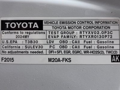 2024 Toyota Corolla LE