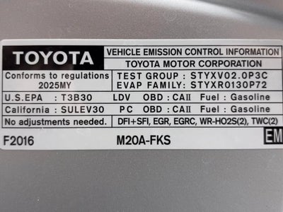 2025 Toyota Corolla LE