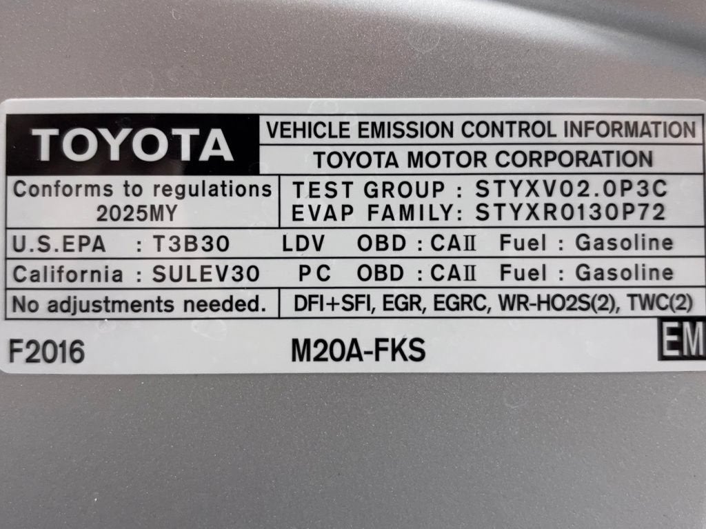 2025 Toyota Corolla LE