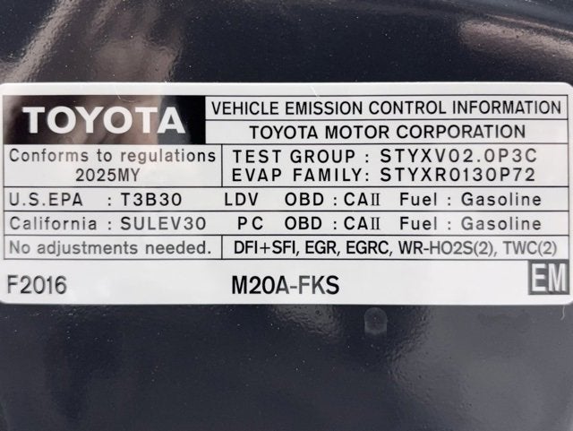 2025 Toyota Corolla SE