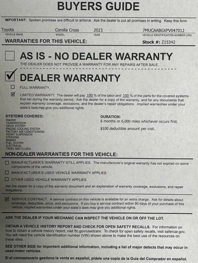 2023 Toyota Corolla Cross LE