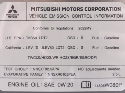 2022 Mitsubishi Outlander ES