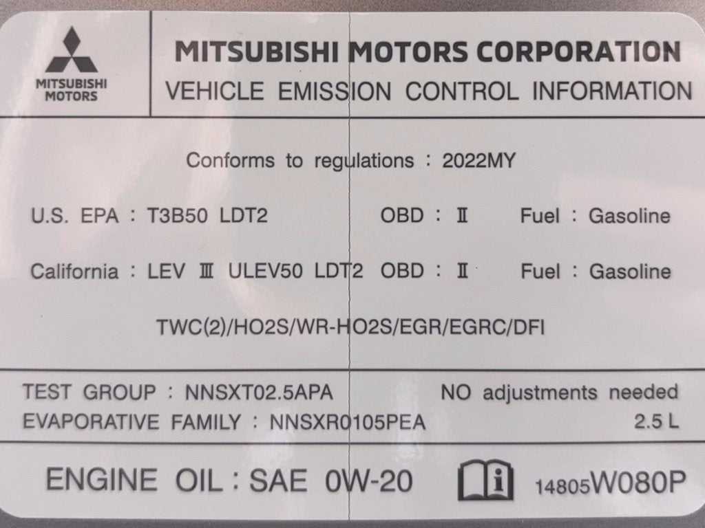 2022 Mitsubishi Outlander ES