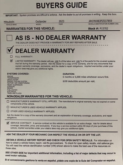 2023 Mitsubishi Outlander SEL