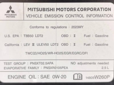 2023 Mitsubishi Outlander SEL