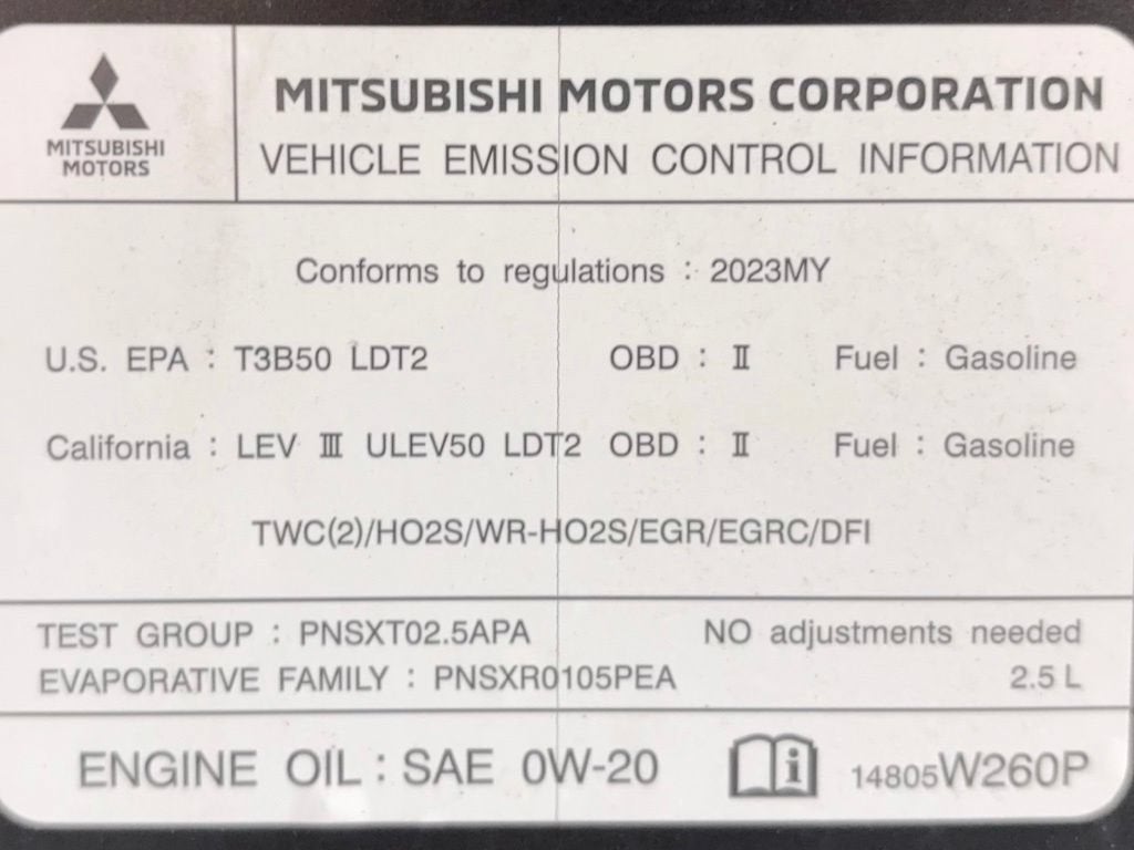 2023 Mitsubishi Outlander SEL