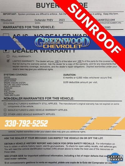 2023 Mitsubishi Outlander PHEV SE