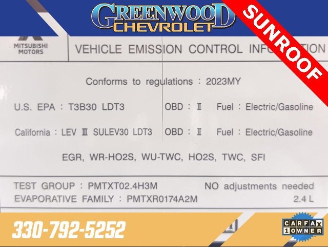 2023 Mitsubishi Outlander PHEV SE