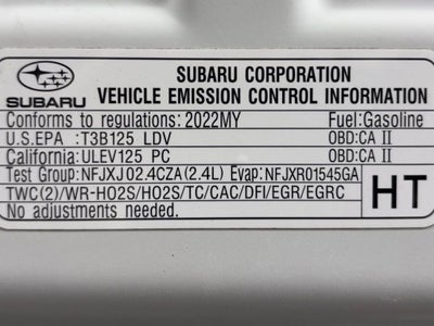 2022 Subaru WRX Premium