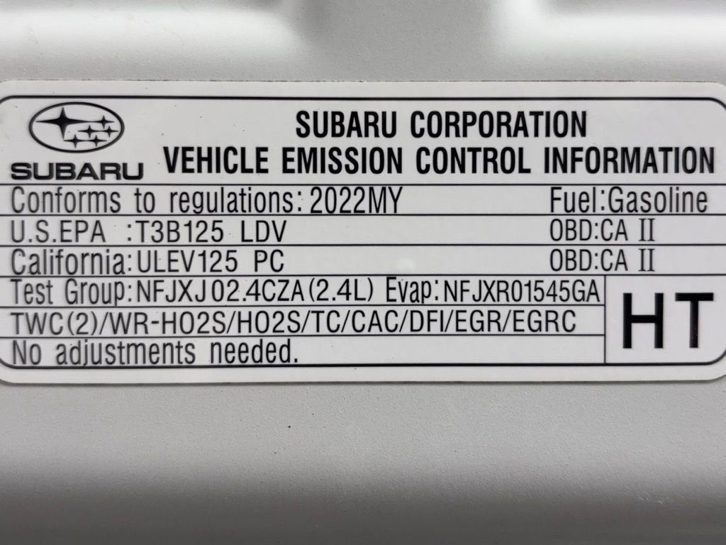2022 Subaru WRX Premium