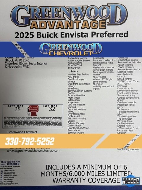 2025 Buick Envista Preferred