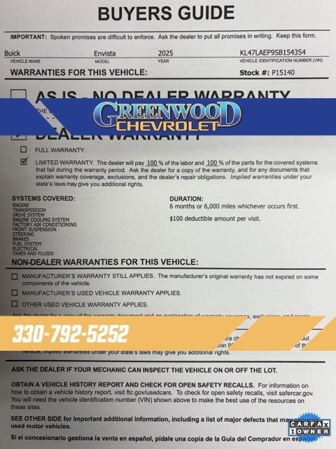 2025 Buick Envista Preferred