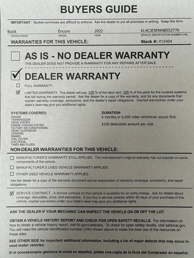 2022 Buick Encore Preferred