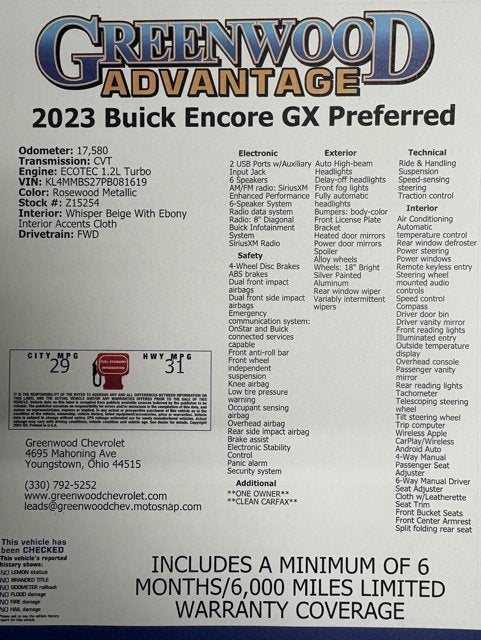 2023 Buick Encore GX Preferred