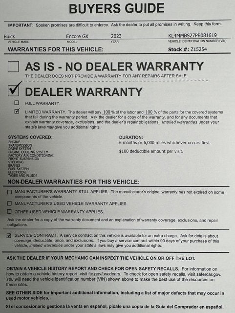 2023 Buick Encore GX Preferred