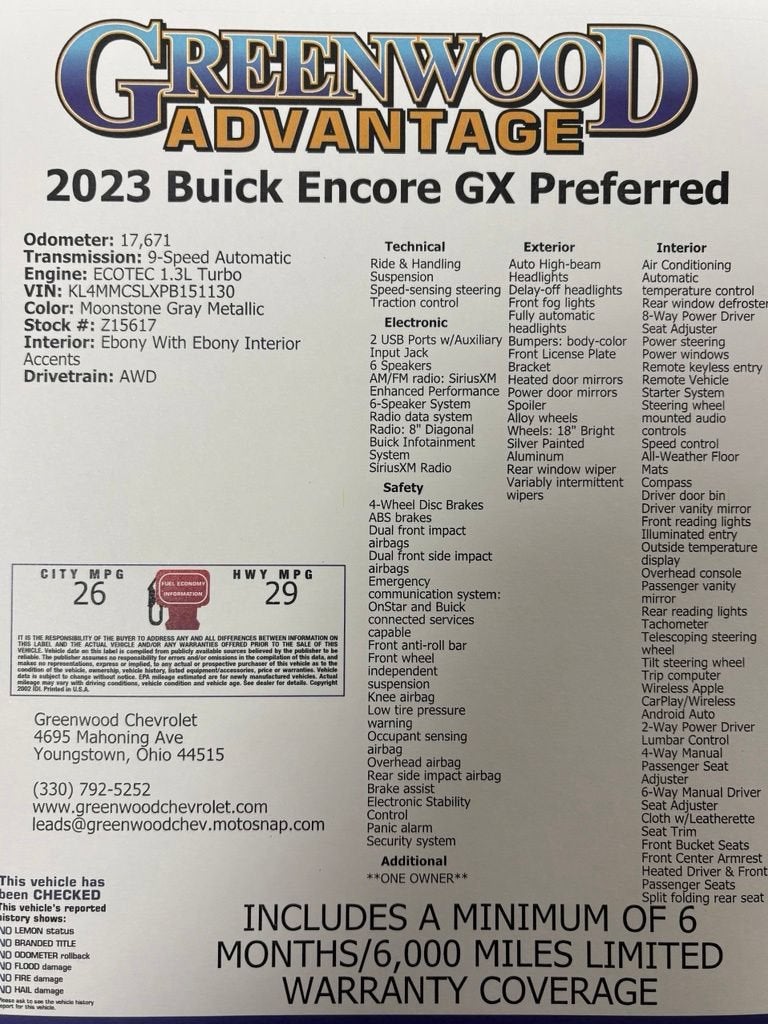 2023 Buick Encore GX Preferred