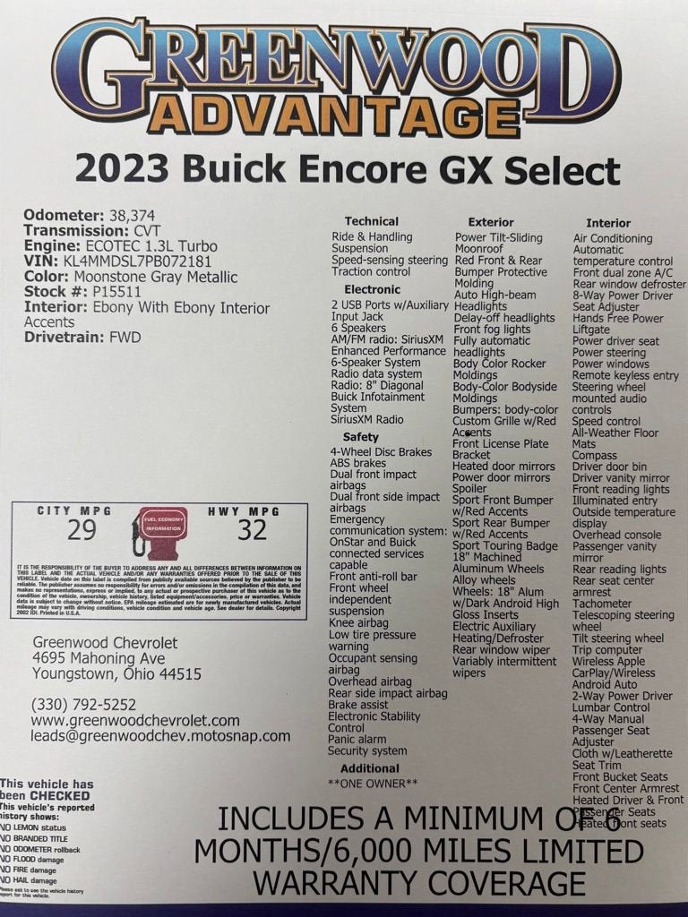 2023 Buick Encore GX Select