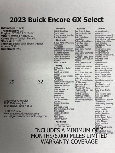 2023 Buick Encore GX Select