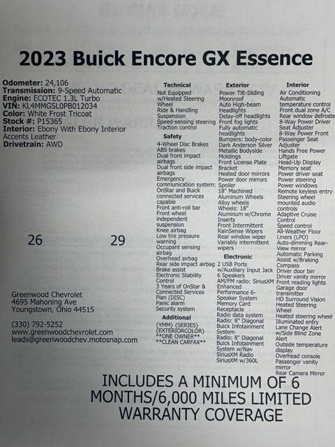 2023 Buick Encore GX Essence