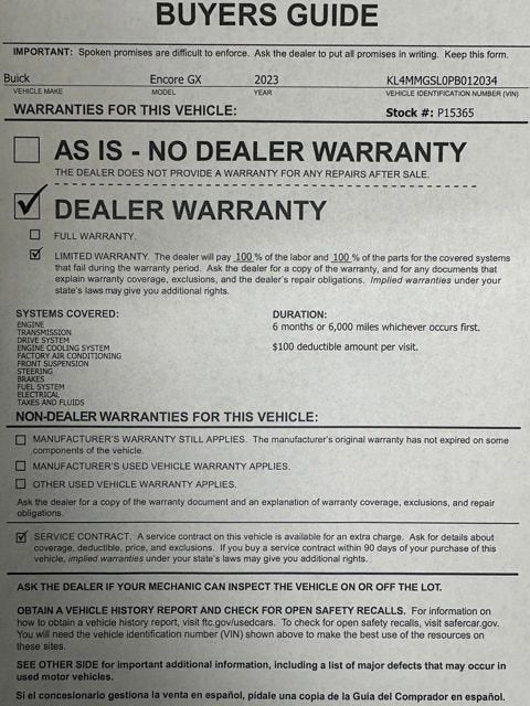 2023 Buick Encore GX Essence