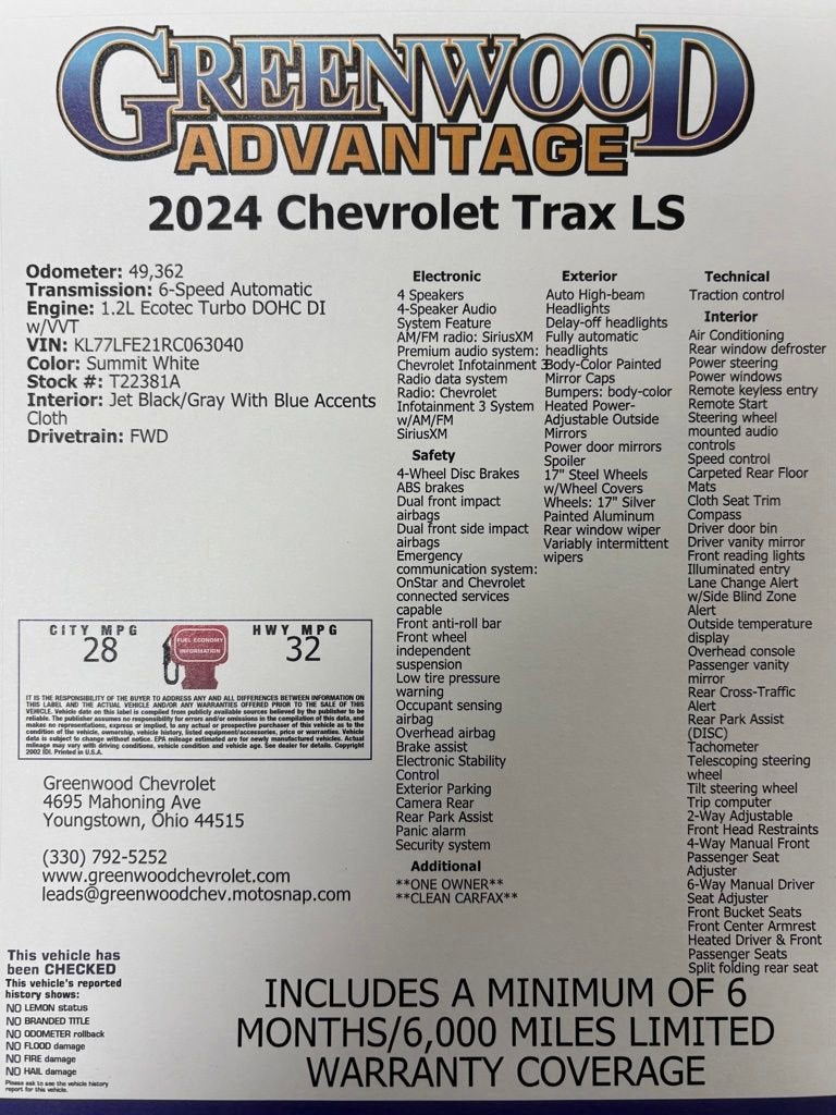 2024 Chevrolet Trax LS