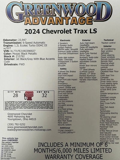 2024 Chevrolet Trax LS