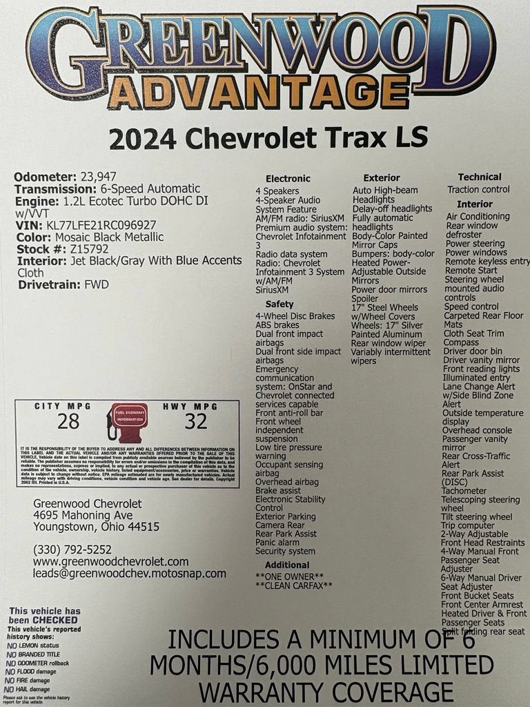 2024 Chevrolet Trax LS