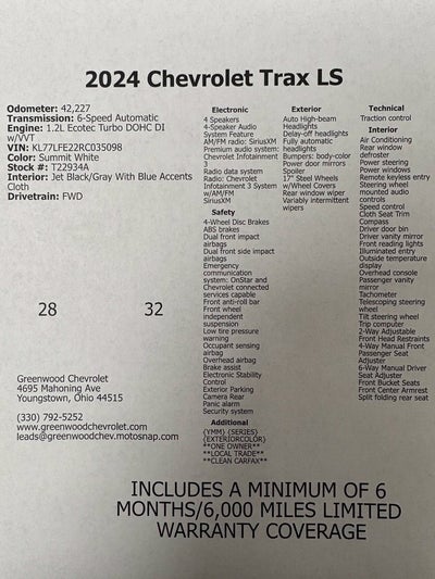 2024 Chevrolet Trax LS