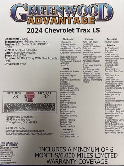 2024 Chevrolet Trax LS