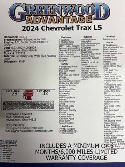 2024 Chevrolet Trax LS