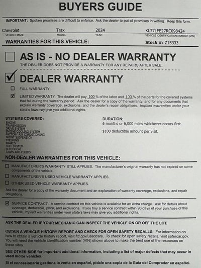 2024 Chevrolet Trax LS