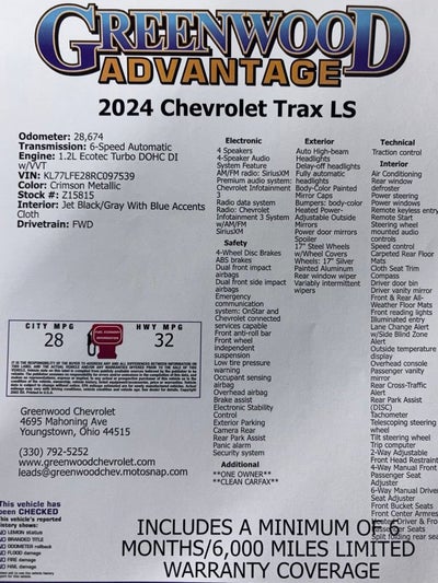 2024 Chevrolet Trax LS