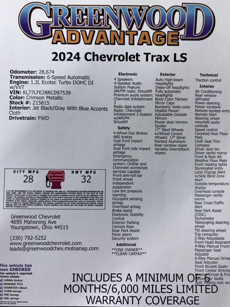2024 Chevrolet Trax LS