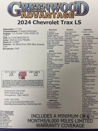 2024 Chevrolet Trax LS
