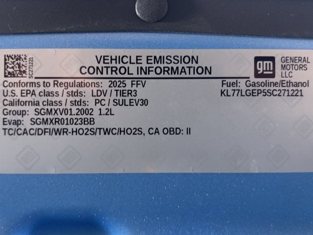 2025 Chevrolet Trax 1RS