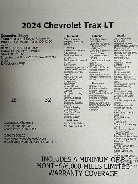 2024 Chevrolet Trax LT