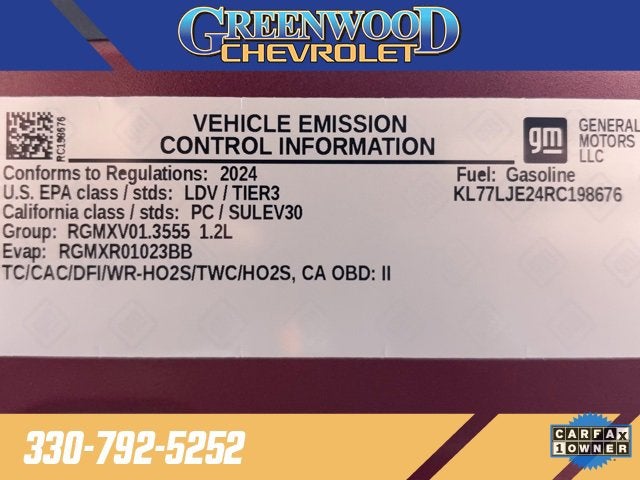 2024 Chevrolet Trax 2RS