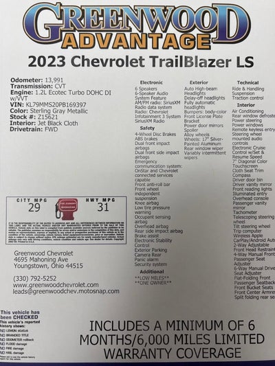 2023 Chevrolet Trailblazer LS