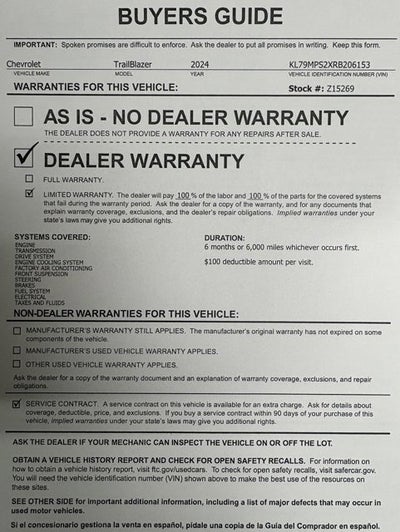 2024 Chevrolet Trailblazer LT