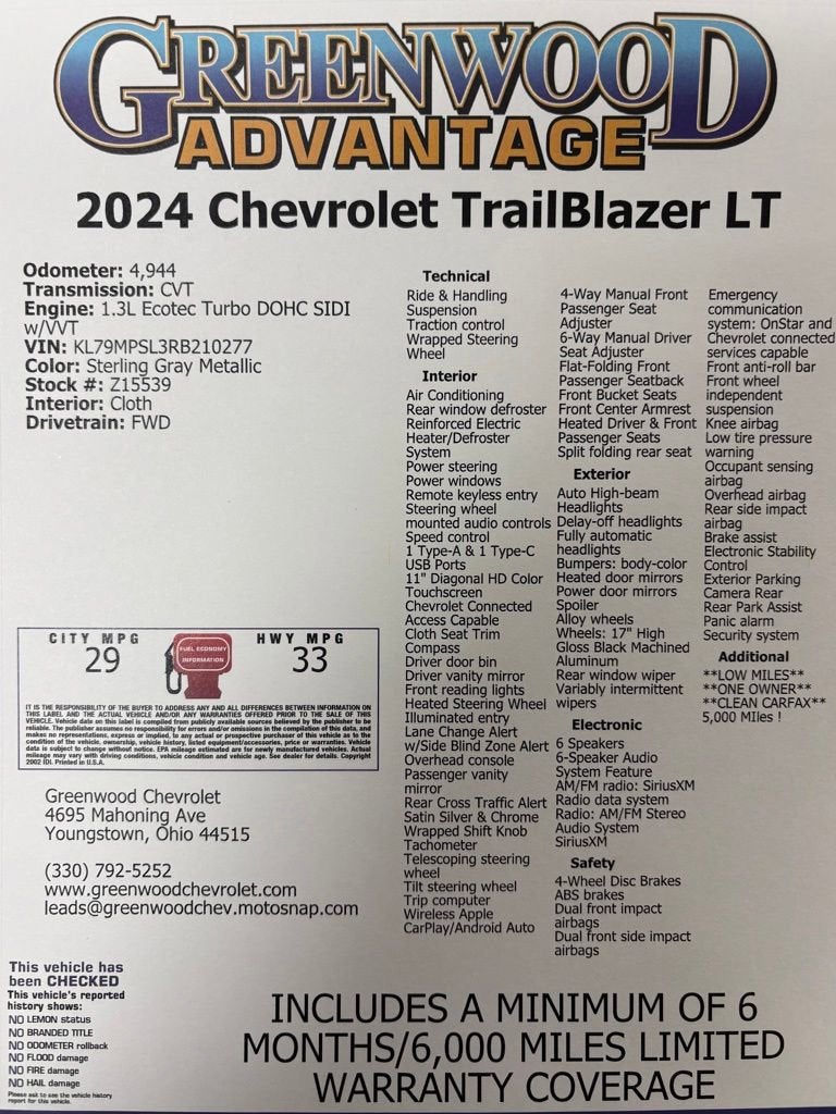 2024 Chevrolet Trailblazer LT